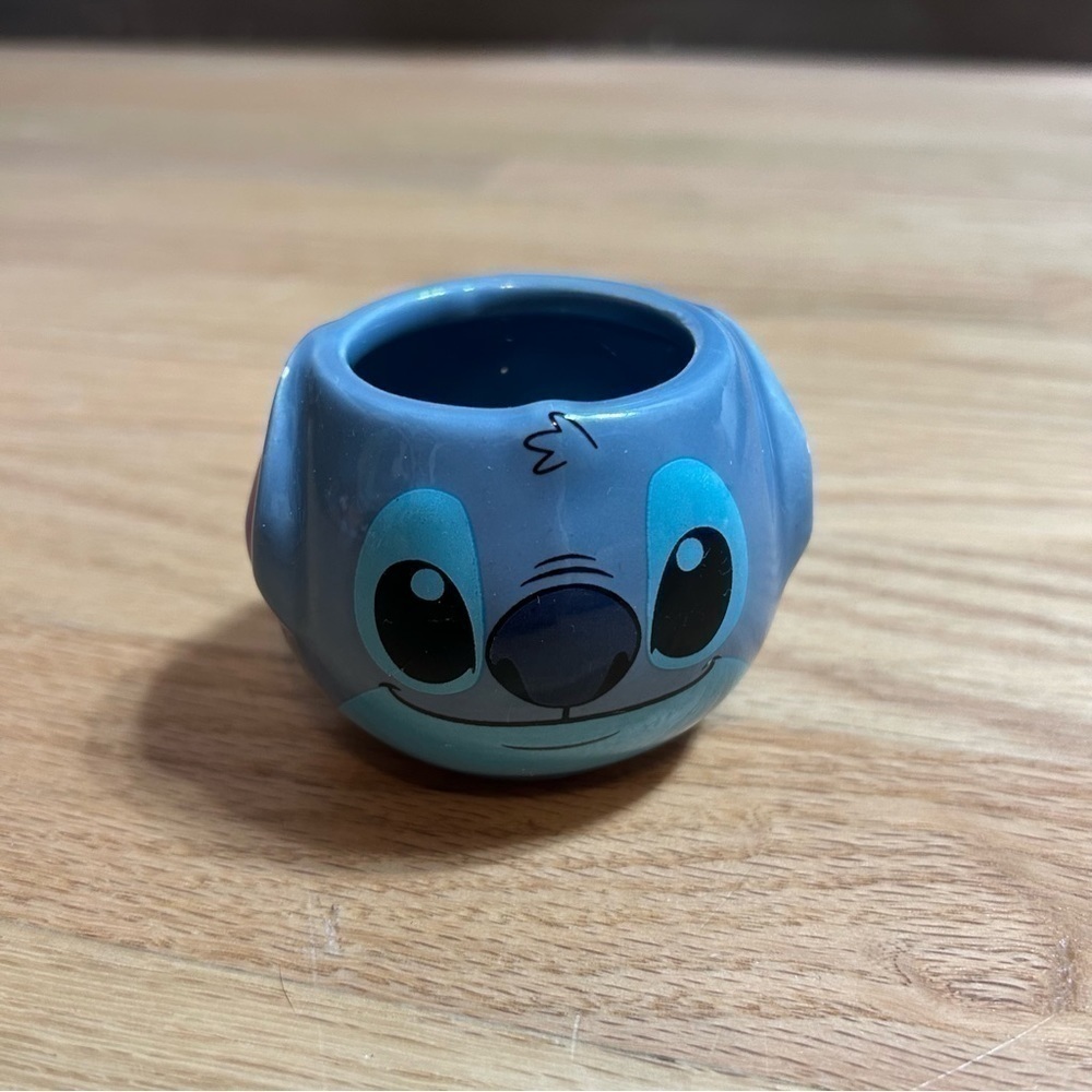 Stitch Ceramic Small Mug Blue Drinking Cup Disney Lilo